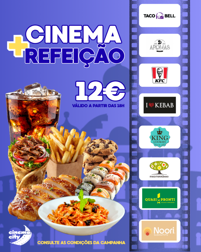 Cinema + refeição